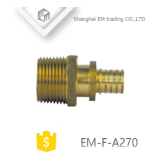 EM-F-A270 en laiton de diamètre différent tuyau flexible adapté aux besoins du client de précision raccords de tuyauterie avec des vis de réglage